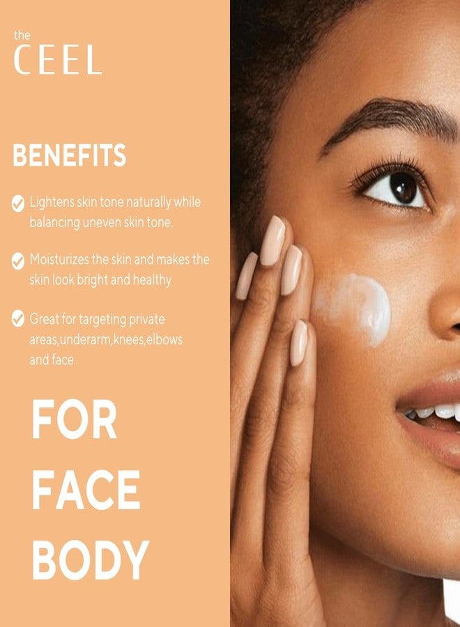 The Ceel Skin Whitening Cream – Dark Spot Corrector for Face, Body & Intimate Areas – With Collagen, Niacinamide & Kojic Acid – Brightens Skin Tone, Reduces Discoloration – 50ml - Image 2